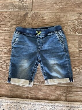 Joe's Jeans Boys Blue Denim-Style Knit Waist Shorts